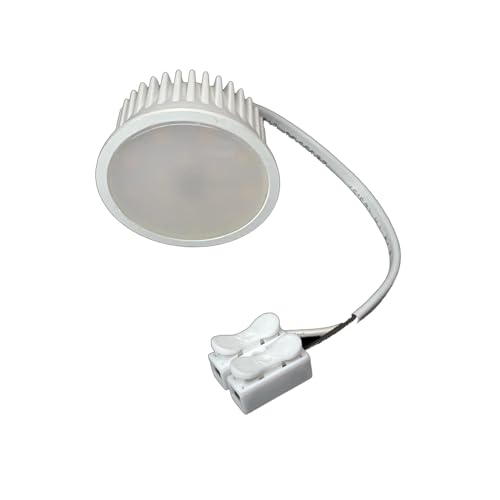 LED Modul für einbauleuchten MR16 50mm Warmweiß 3000K Satiniert 120° Raumlicht 400 Lumen 5W = 40W - geringe Einbautiefe 6336 (1, Neutralweiß dimmbar) von Mili Leuchten