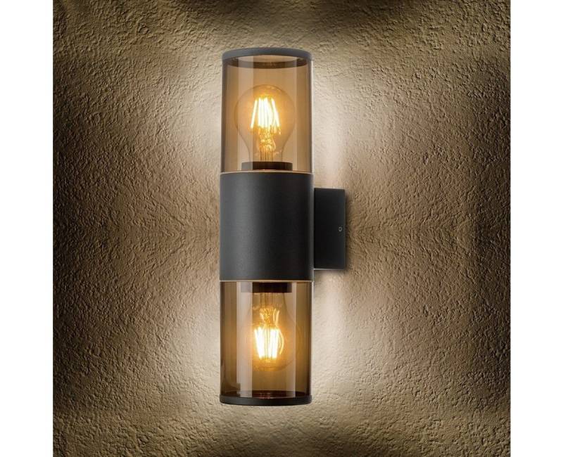 Mili Leuchten Außen-Wandleuchte MILI Aussenleuchte Wandleuchte 2x E27 Schwarz matt Aussenlampe, MILI Aussenleuchte Wandleuchte 2x E27 Schwarz matt Aussenlampe Mili Leuchten Außen-Wandleuchte MILI Aussenleuchte Wandleuchte 2x E27 Schwarz matt Aussenlampe, MILI Aussenleuchte Wandleuchte 2x E27 Schwarz matt Aussenlampe von Mili Leuchten