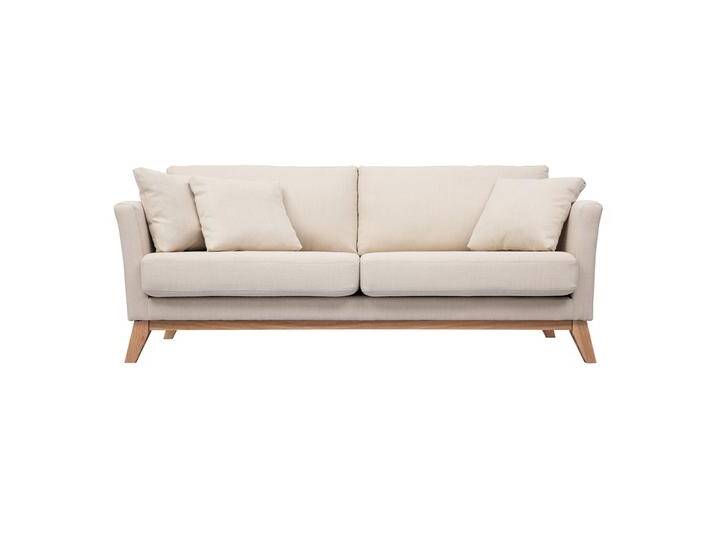 3-sitziges skandinavisches Sofa mit beigem abnehmbarem Bezug und Holzfüßen OSLO 3-sitziges skandinavisches Sofa mit beigem abnehmbarem Bezug und Holzfüßen OSLO von Miliboo