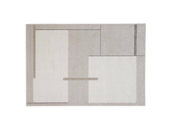 Beigefarbener rechteckiger Teppich mit Mustern 150 x 220 cm IRENE Beigefarbener rechteckiger Teppich mit Mustern 150 x 220 cm IRENE von Miliboo