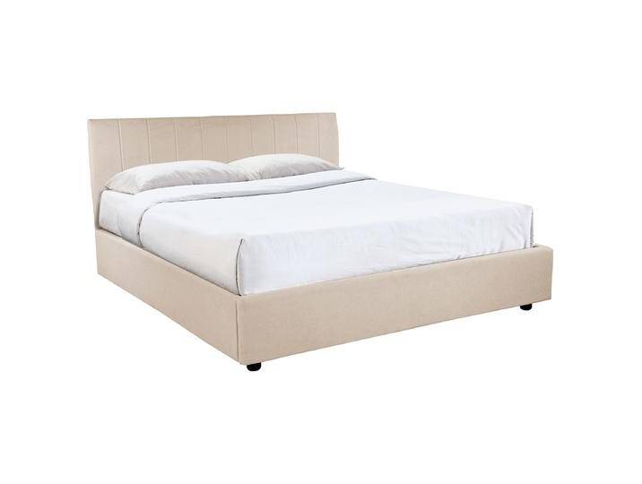 Bettgestell 160x200cm aus beige Stoff APOLLON von Miliboo