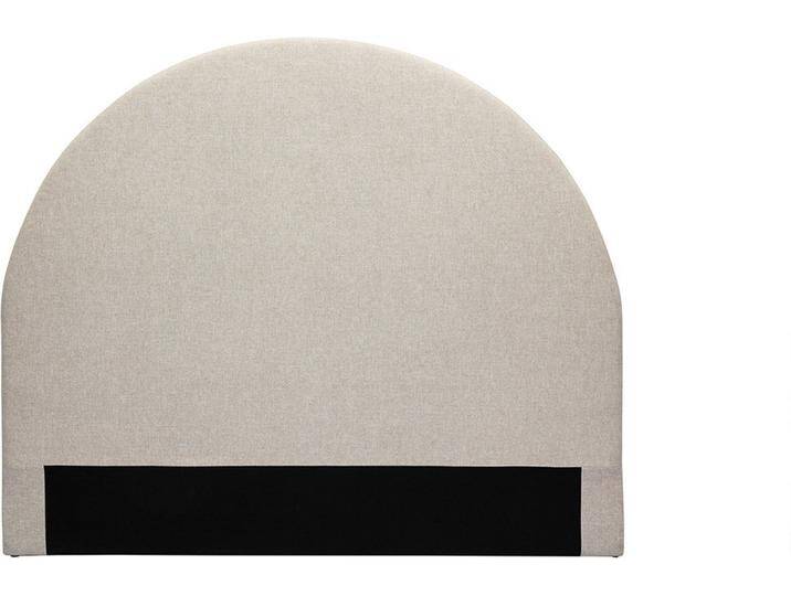 Bettkopfteil rund B160 cm beiger Stoff NAOMY Bettkopfteil rund B160 cm beiger Stoff NAOMY von Miliboo