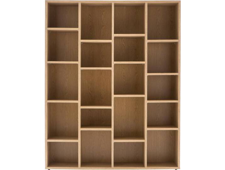 Design-Bücherregal Holz eichefarben RYTHM von Miliboo