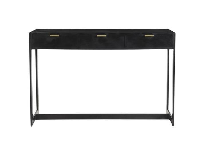 Design-Konsole mit Schubladen schwarz und vergoldet B 115 cm AVIDAN von Miliboo