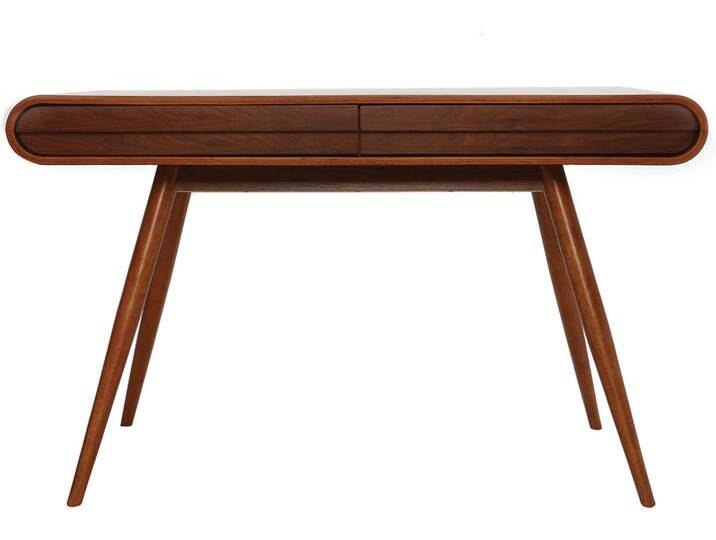 Design-Schreibtisch Nussbaum - BJORG Design-Schreibtisch Nussbaum - BJORG von Miliboo