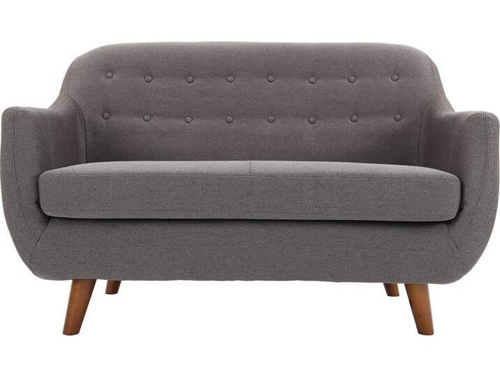 Design-Sofa 2 Plätze Anthrazitgrau YNOK von Miliboo