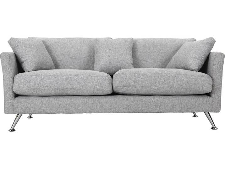 Design-Sofa 3 Plätze Hellgrau VOLUPT Design-Sofa 3 Plätze Hellgrau VOLUPT von Miliboo