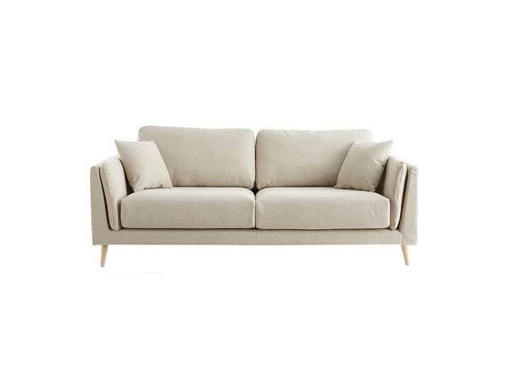 Design-Sofa 3-Sitzer aus naturbeigem Stoff VOGUE Design-Sofa 3-Sitzer aus naturbeigem Stoff VOGUE von Miliboo