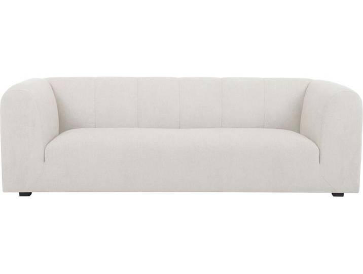 Design-Sofa aus hellbeigem Stoff 4-Sitzer OLIVEIRO von Miliboo