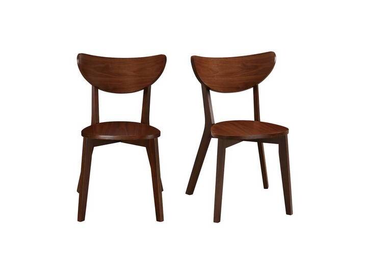 Design-Stühle Nussbaum LEENA (2er-Set) von Miliboo