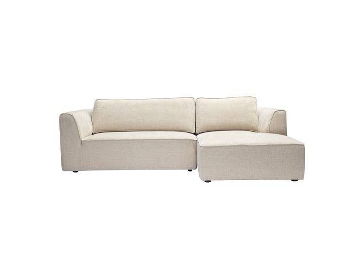 Ecksofa rechts Design in texturiertem Samt-Effekt Stoff beige 3-Sitzer GRAMMY Ecksofa rechts Design in texturiertem Samt-Effekt Stoff beige 3-Sitzer GRAMMY von Miliboo