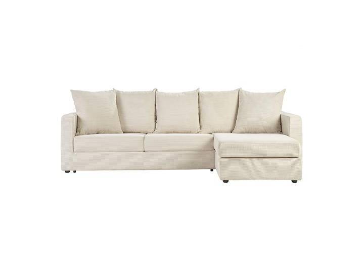 Ecksofa rechts umwandelbar 4 Sitze in beige Cordstoff mit 13 cm Matratze BACIO Ecksofa rechts umwandelbar 4 Sitze in beige Cordstoff mit 13 cm Matratze BACIO von Miliboo