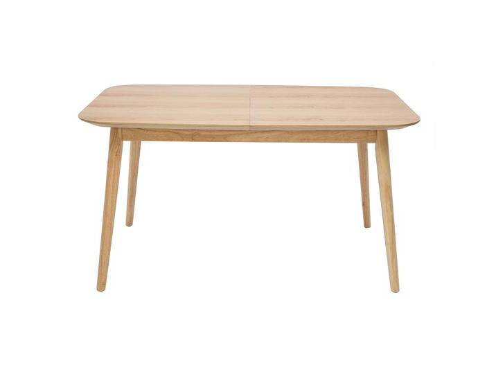 Erweiterbarer Tisch mit integrierten Verlängerungen rechteckig aus hellem Holz mit Eichenfurnier B140-170 cm ANK von Miliboo