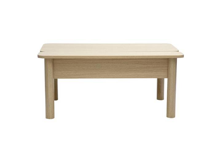 Höhenverstellbarer Couchtisch in Eichenholzoptik L100 cm BOLSO von Miliboo