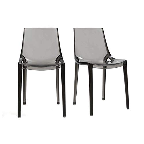 Miliboo 2er-Set Design-Stühle Rauchgrau YZEL Miliboo 2er-Set Design-Stühle Rauchgrau YZEL von Miliboo