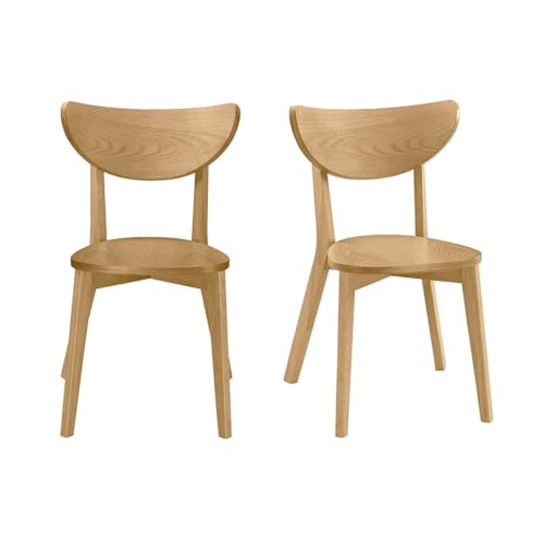 Miliboo Design-Stühle Eiche Leena (2er-Set) von Miliboo