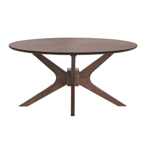 Miliboo Dielli Couchtisch, oval, dunkles Holz, Walnuss, Länge 90 cm Miliboo Dielli Couchtisch, oval, dunkles Holz, Walnuss, Länge 90 cm von Miliboo