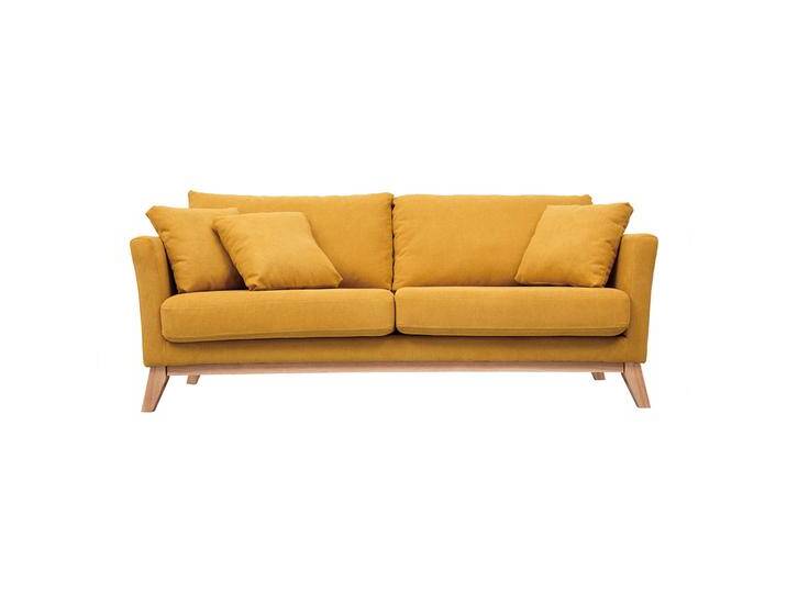 OSLO Skandinavisches 3-Sitzer-Sofa mit abnehmbarem Bezug in Senfsamteffekt OSLO von Miliboo