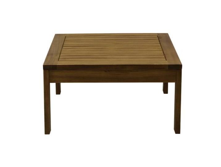 Quadratischer Garten-Couchtisch aus Massivholz B60 cm SALVADOR Quadratischer Garten-Couchtisch aus Massivholz B60 cm SALVADOR von Miliboo