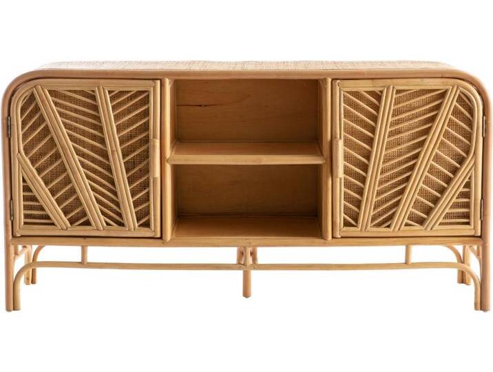 Rattan-Sideboard mit 2 Türen GALON von Miliboo