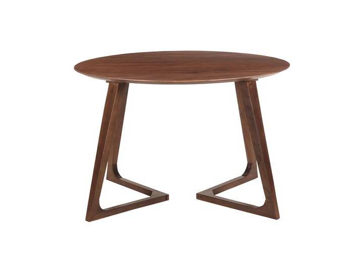 Runder Design-Tisch aus Massivholz L115 cm BANDOL von Miliboo