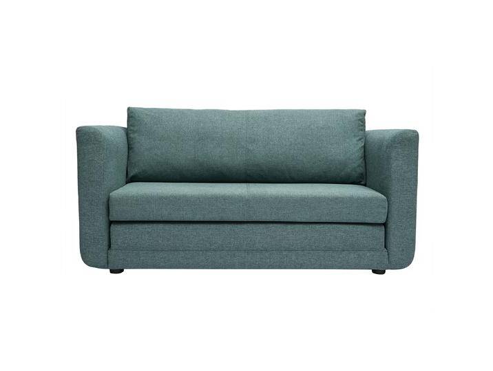 Schlafsofa 2-Sitzer aus graugrünem Stoff LEON von Miliboo
