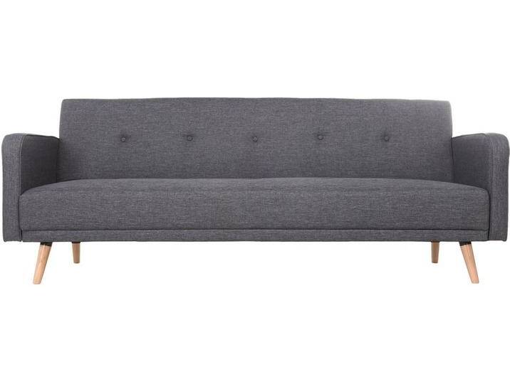 Schlafsofa 3 Plätze skandinavisches Design Dunkelgrau ULLA von Miliboo