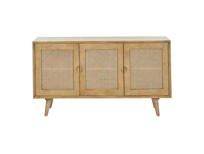 Sideboard aus Mangoholz und Rattangeflecht 3 Türen B145 cm LAKA Sideboard aus Mangoholz und Rattangeflecht 3 Türen B145 cm LAKA von Miliboo