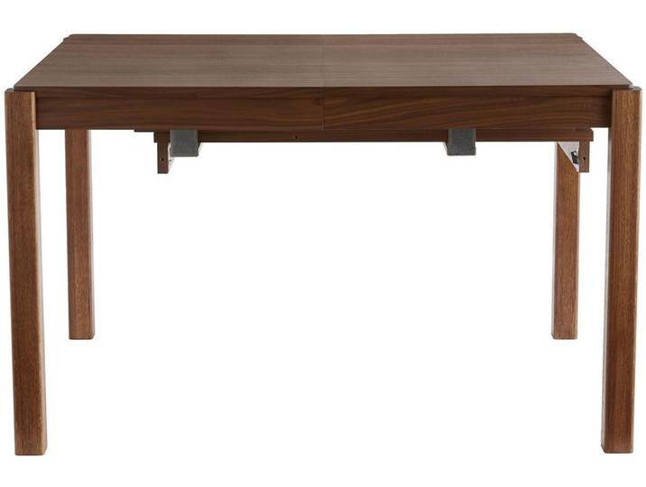 Skandinavischer ausziehbarer Esstisch in Nussbaumoptik rechteckig B125-238 cm AGALI von Miliboo
