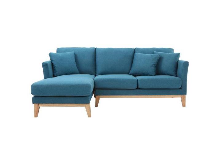 Skandinavisches Ecksofa links OSLO aus blaugrünem, abziehbarem Stoff Skandinavisches Ecksofa links OSLO aus blaugrünem, abziehbarem Stoff von Miliboo