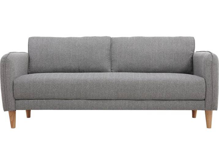 Skandinavisches Sofa 3-Sitzer Hellgrau KURT von Miliboo