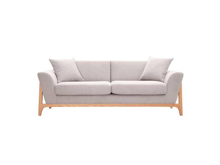 Skandinavisches Sofa 3-Sitzer in Beige und Esche ASAKO von Miliboo