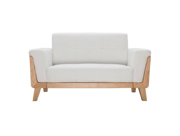 Sofa skandinavisch 2 Plätze Altweiß Holzbeine FJORD Sofa skandinavisch 2 Plätze Altweiß Holzbeine FJORD von Miliboo