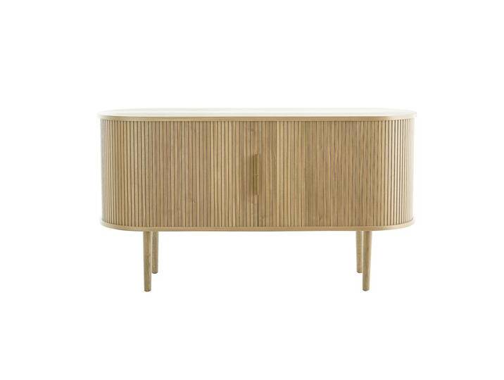 Vintage-Sideboard aus hellem Eichenholz mit 2 Schiebetüren B138 cm EPIC Vintage-Sideboard aus hellem Eichenholz mit 2 Schiebetüren B138 cm EPIC von Miliboo