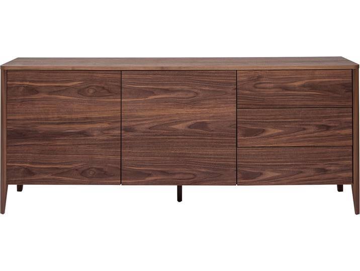Vintage-Sideboard mit 2 Türen und 3 Schubladen Walnussfurnier B180 cm BENJA Vintage-Sideboard mit 2 Türen und 3 Schubladen Walnussfurnier B180 cm BENJA von Miliboo