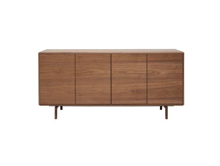 Vintage-Sideboard mit vier Türen aus dunklem Holz B160 cm SUVA von Miliboo