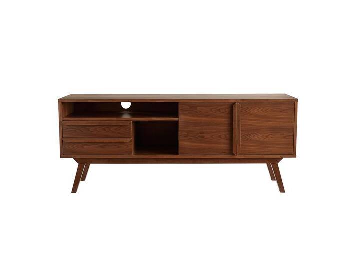 Vintage-TV-Möbel Nussbaum L160 cm VOLVER Vintage-TV-Möbel Nussbaum L160 cm VOLVER von Miliboo