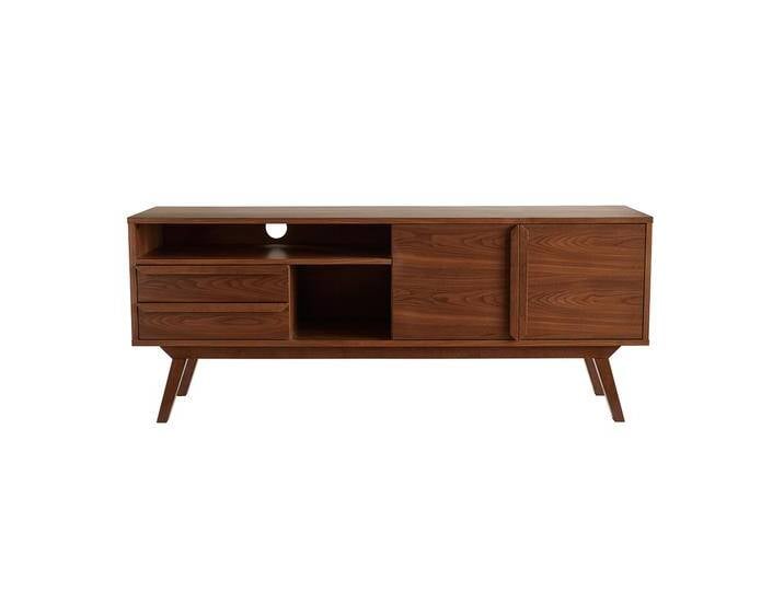 Vintage-TV-Möbel Nussbaum L160 cm VOLVER Vintage-TV-Möbel Nussbaum L160 cm VOLVER von Miliboo