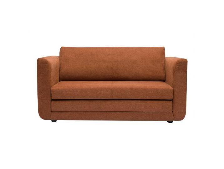 Zweisitzer-Schlafsofa aus strukturiertem Samteffektstoff in gebrannter Erde LEON Zweisitzer-Schlafsofa aus strukturiertem Samteffektstoff in gebrannter Erde LEON von Miliboo