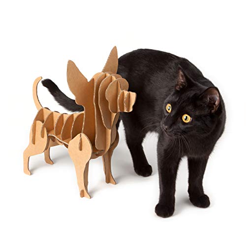 Milimetrado Liebhaber Chihuahua-Decoration Hundespielzeug, ökologisches Geschenk, Naturkarton, 30 x 15,5 x 31,5 cm Milimetrado Liebhaber Chihuahua-Decoration Hundespielzeug, ökologisches Geschenk, Naturkarton, 30 x 15,5 x 31,5 cm von Milimetrado