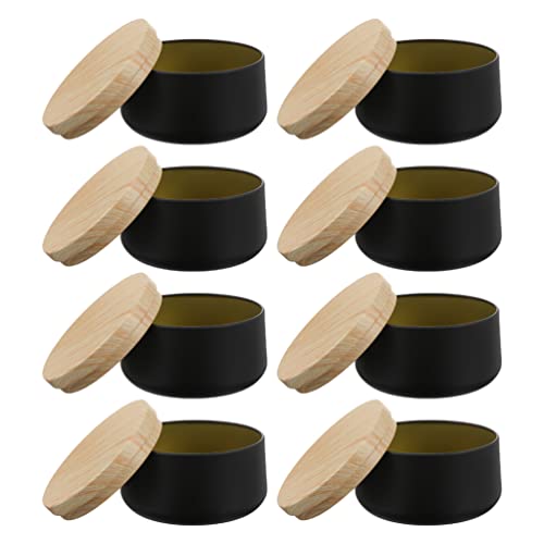 Kerzendosen Gewürzdosen Runde Leere Weißblech Dosen Schwarz Kerzen DIY Basteln 8 Stück Metalldosen Geschenkdose Kleine Metall Schmuck Perlen Kerze Aufbewahrungsbox Kerzendosen Gewürzdosen Runde Leere Weißblech Dosen Schwarz Kerzen DIY Basteln 8 Stück Metalldosen Geschenkdose Kleine Metall Schmuck Perlen Kerze Aufbewahrungsbox von Milisten