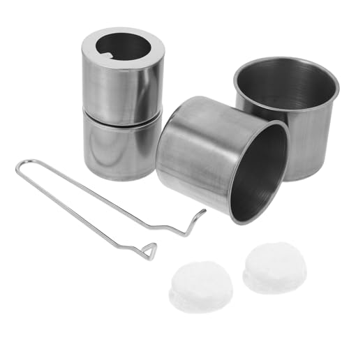 MILISTEN 1 Set Tischkamin Alkoholdose Kleiner Kamin Mini Feuerstelle Tischfeuerstelle Alkoholbrenner Metallfeuerstelle Mini Kamin Kleine Rauchfreie Feuerstelle Silberfarbener MILISTEN 1 Set Tischkamin Alkoholdose Kleiner Kamin Mini Feuerstelle Tischfeuerstelle Alkoholbrenner Metallfeuerstelle Mini Kamin Kleine Rauchfreie Feuerstelle Silberfarbener von Milisten
