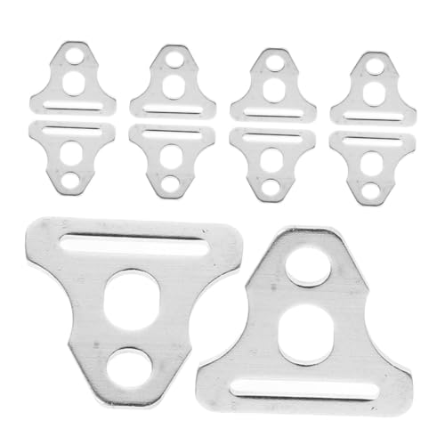 MILISTEN 10 Stück Teiliges Leichte Aluminium dreieck schnallen Zeltseilspanner Winddichte Schnurversteller für Camping Vielseitig Robust Einfach zu Transportieren für Outdoor aktivitäten MILISTEN 10 Stück Teiliges Leichte Aluminium dreieck schnallen Zeltseilspanner Winddichte Schnurversteller für Camping Vielseitig Robust Einfach zu Transportieren für Outdoor aktivitäten von Milisten