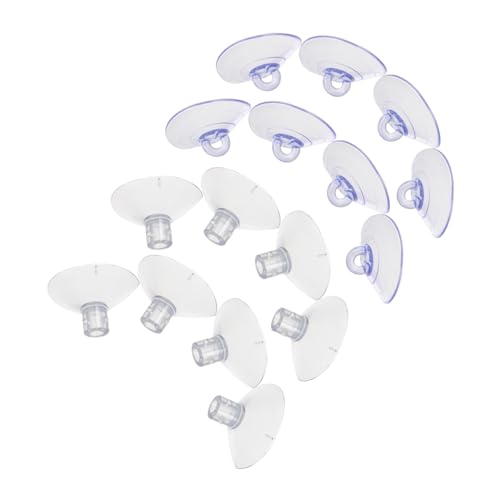 MILISTEN 16 Stück Katzen -Hängematte Saugnapfbecher Ersatz für den Saugnapf der Katzensitzstange Katzen-Fensterbarsch-Saugnapf Reparatur von Katzenfenstersaugne Tassen PVC Transparent von Milisten