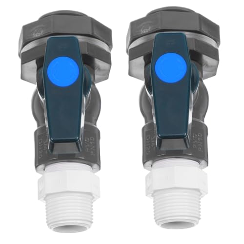 MILISTEN 2 Stück PVC Regentonnenventil -teiliges mit Integriertem Ventil Langlebig und Installieren Präzise Wasserflussregelung Geeignet für Regentonnen und Gartenschläuche MILISTEN 2 Stück PVC Regentonnenventil -teiliges mit Integriertem Ventil Langlebig und Installieren Präzise Wasserflussregelung Geeignet für Regentonnen und Gartenschläuche von Milisten