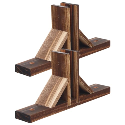 MILISTEN 2 Stück Raumteiler-Ständer Sichtschutz-Panel-Füße Raumteiler-Halterung Stützfüße Gartenzaun Holzständer Gartenzaun-Basis Garten-Spalier-Ständer Basis Sichtschutzhalter von Milisten
