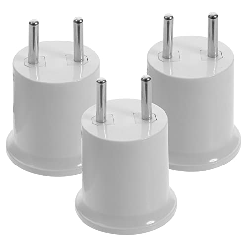 MILISTEN 3St E26 Konvertierungs buchse wandleuchte Lichtsteckdose einstecken licht steckdose stecker Die Glühbirne Base Adapter e27 Lampenhalter Abs Weiß von Milisten