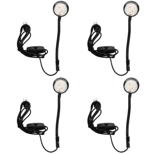 MILISTEN 4 Stück kleines Aquarium Licht led ligts led-light Aquarienleuchte klemmen Mini-Lichtclip für Aquarien kleine Fischbecken Verschleißfeste Aquarienlampe kleines Aquariumlicht MILISTEN 4 Stück kleines Aquarium Licht led ligts led-light Aquarienleuchte klemmen Mini-Lichtclip für Aquarien kleine Fischbecken Verschleißfeste Aquarienlampe kleines Aquariumlicht von Milisten
