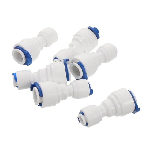 MILISTEN 6 Stück Teiliges Schnellanschluss Wasserfilter Adapter Gerader Schlauchverbinder bis Außendurchmesser Auslaufsicherer Push Connect Anschluss für Wasserrohr und Filtersysteme MILISTEN 6 Stück Teiliges Schnellanschluss Wasserfilter Adapter Gerader Schlauchverbinder bis Außendurchmesser Auslaufsicherer Push Connect Anschluss für Wasserrohr und Filtersysteme von Milisten
