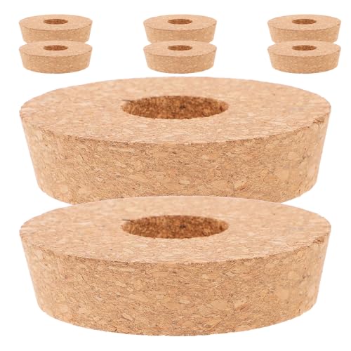 MILISTEN 8 Stück Korkdeckel für Einmachgläser: Transparenter Korkdeckel aus Glas für Anzuchtvasen, Hohlholz – Hydrokultur-Terrarien, Pflanzenglas-Einsatzdeckel fürs Büro MILISTEN 8 Stück Korkdeckel für Einmachgläser: Transparenter Korkdeckel aus Glas für Anzuchtvasen, Hohlholz – Hydrokultur-Terrarien, Pflanzenglas-Einsatzdeckel fürs Büro von Milisten